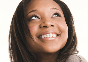 Young woman wearing clear braces | Braces Mishawaka, IN
